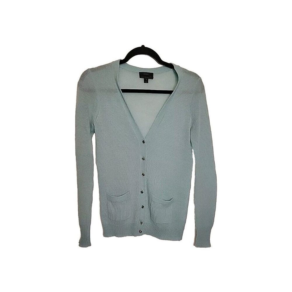 J Crew Italian Spun Alpaca Blend Cardigan Size XS